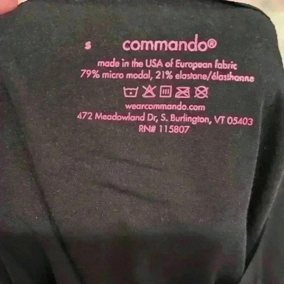 New Commando Butter Balloon Sleeve Bodysuit size small black - Picture 5 of 5